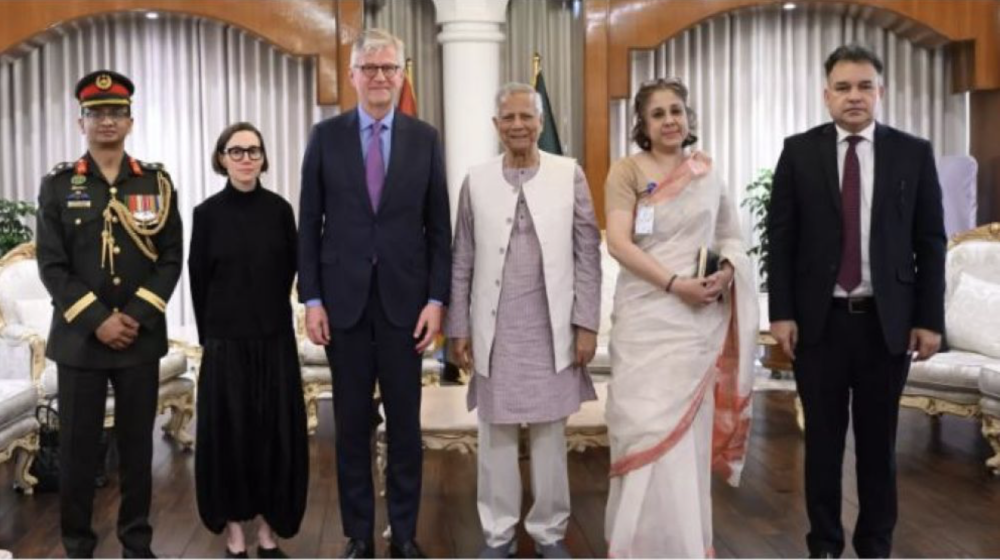 শান্তিরক্ষা মিশনে বাংলাদেশি নারীদের অংশগ্রহণ বাড়ানোর আহ্বান প্রধান উপদেষ্টার শান্তিরক্ষা মিশনে বাংলাদেশি নারীদের অংশগ্রহণ বাড়ানোর আহ্বান প্রধান উপদেষ্টার